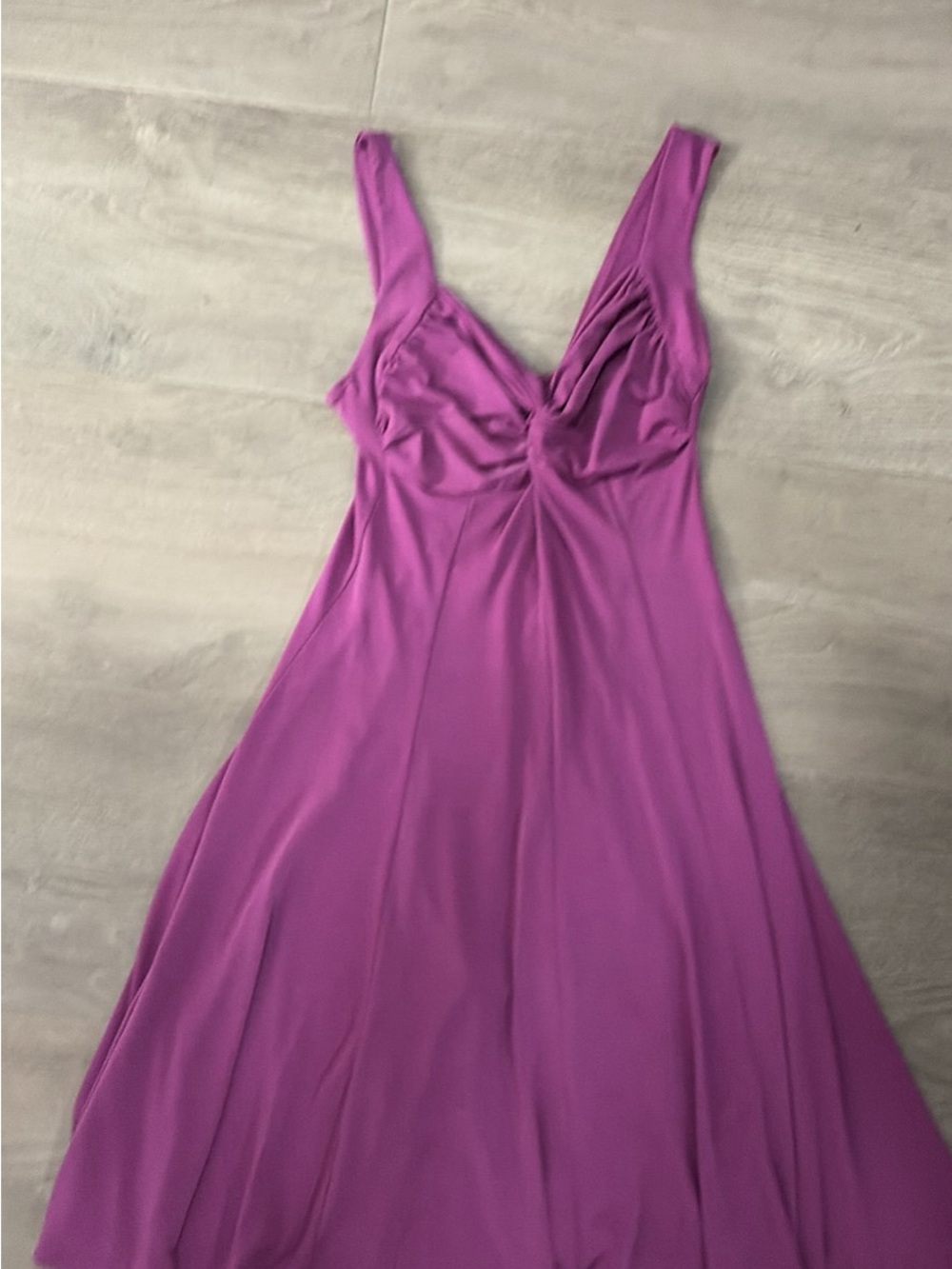 Moda International Magenta/Purple Asymmetrical Dress